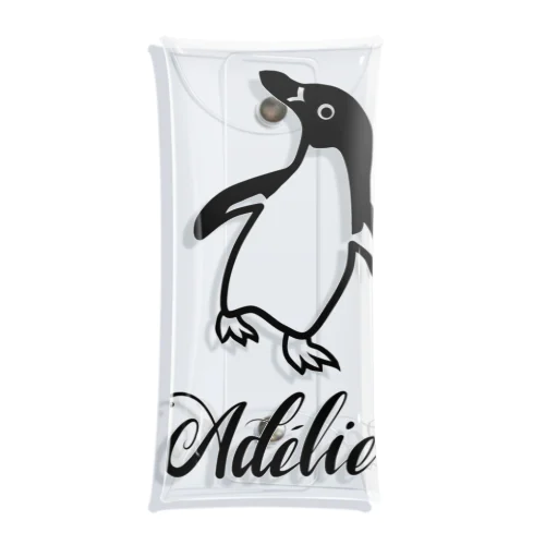 Adélie Penguin (+logo A) クリアマルチケース