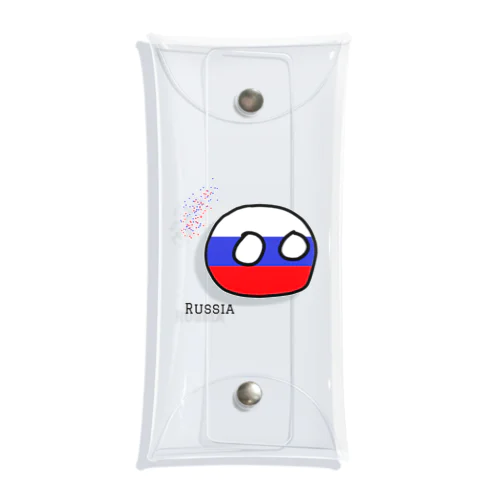 ろしあ（Russia） Clear Multipurpose Case