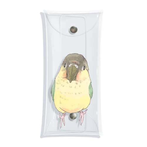 可愛いウロコメキシコインコちゃん【まめるりはことり】 Clear Multipurpose Case