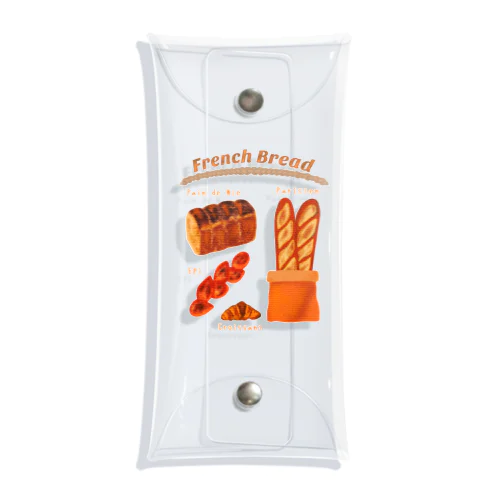 French Bread Clear Multipurpose Case