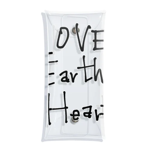 Love Earth Heart  투명 동전 지갑