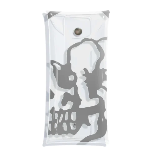 Skull vase "GR" Clear Multipurpose Case