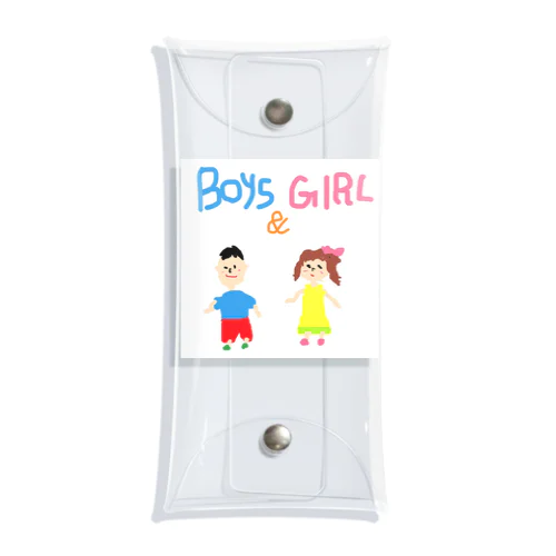 Boys & Girls クリアマルチケース