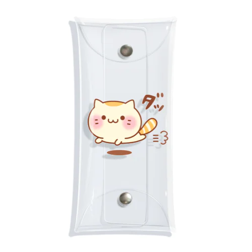 甘えんぼにゃんこ　だっしゅver. Clear Multipurpose Case