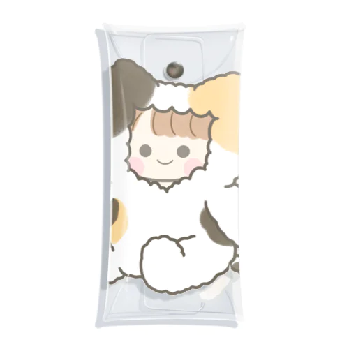 着ぐるみGirl(三毛猫) Clear Multipurpose Case