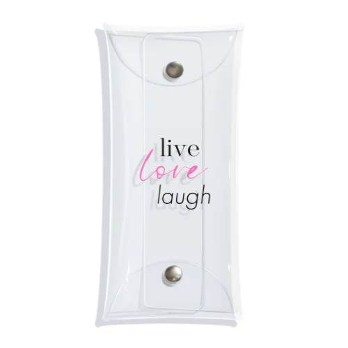 生きよう、愛そう、笑おう-live love laugh- クリアマルチケース