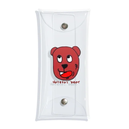 Hateful bear Clear Multipurpose Case