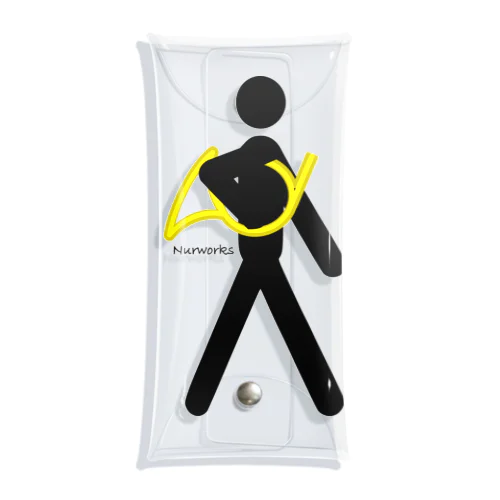 The Walking Hornist w/o Logo Clear Multipurpose Case