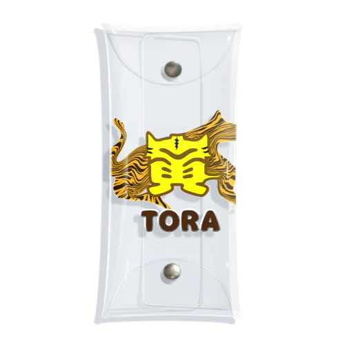 こんなカンジ？（漢字）　寅！トラ！TORA！ Clear Multipurpose Case