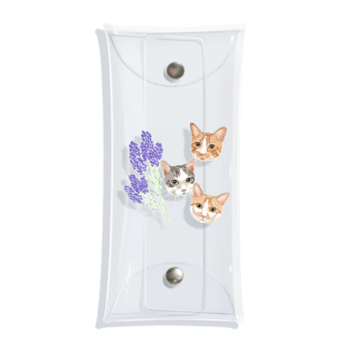 rui & ram & Ta-chan Clear Multipurpose Case