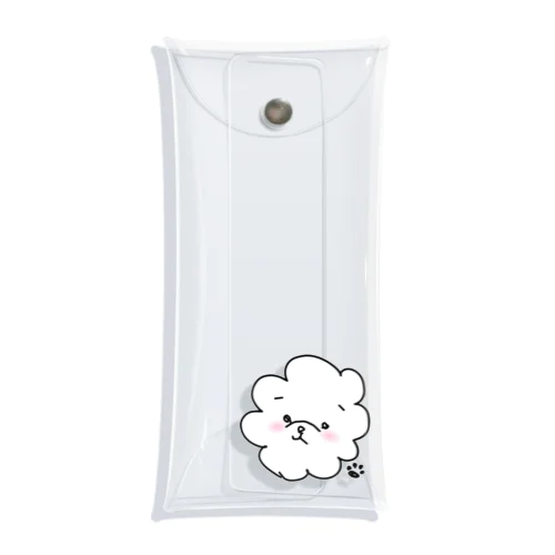 もふもふわんこ Clear Multipurpose Case