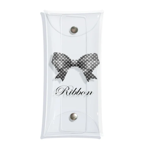 Ribbon-Black Clear Multipurpose Case