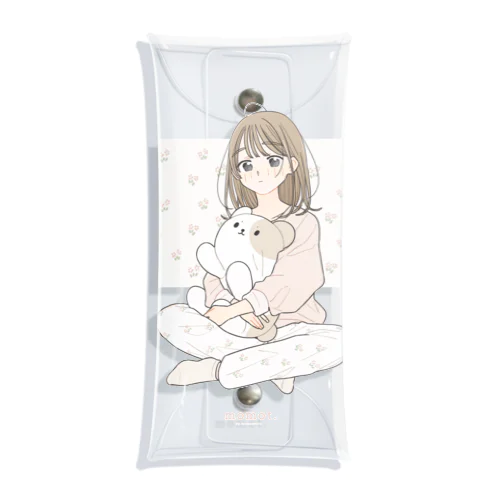 だいすきなぬいぐるみ Clear Multipurpose Case