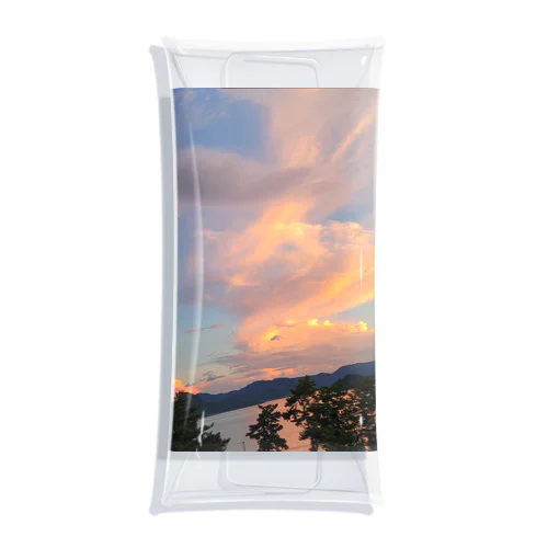 Summer sunset Clear Multipurpose Case