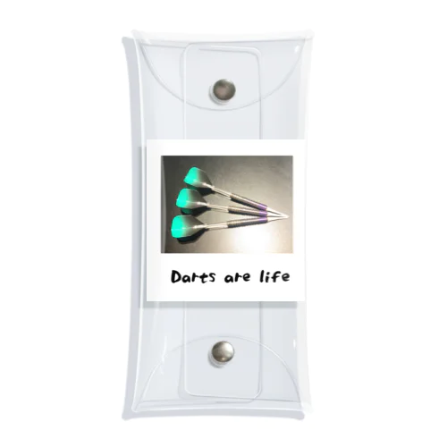 darts are life Clear Multipurpose Case