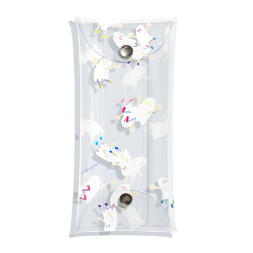 飛んで落ちるななしのおばけちゃん Clear Multipurpose Case