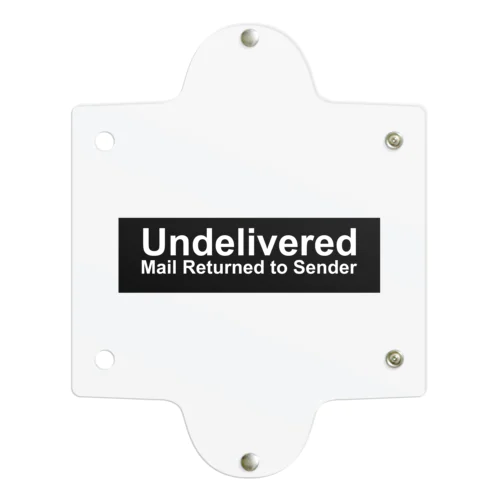 Undelivered  Mail Returned  to Sender-BK Clear Multipurpose Case