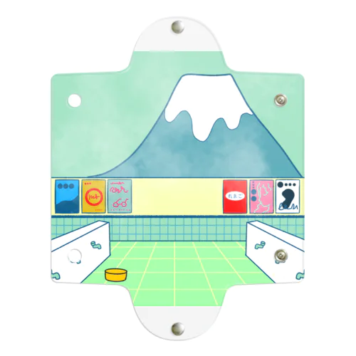 銭湯 Clear Multipurpose Case