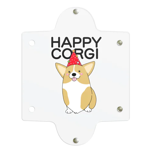 HAPPY CORGI Clear Multipurpose Case