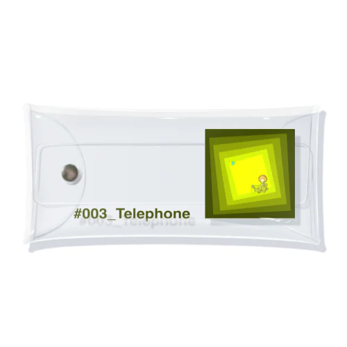 #003_Telephone Clear Multipurpose Case