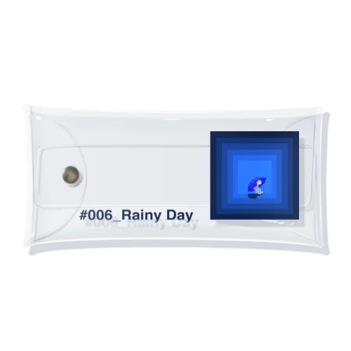 #006_Rainy Day クリアマルチケース