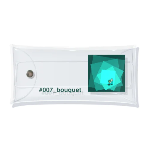 #007_bouquet Clear Multipurpose Case