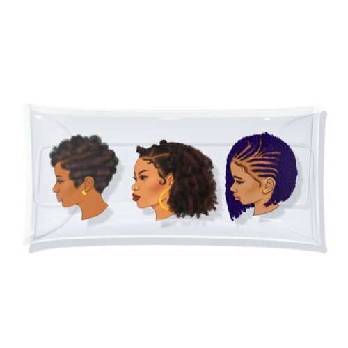 90s hairstyle-women- Clear Multipurpose Case