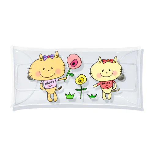 Cat sisiters! ネコの姉妹！ Clear Multipurpose Case