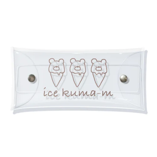 ice kuma-mʕ•ﻌ•✻ クリアマルチケース