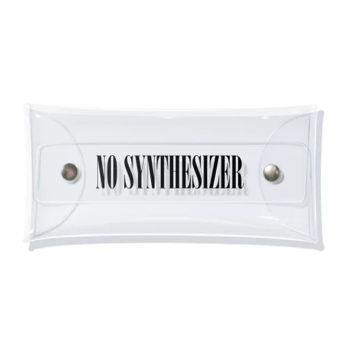  90年代V系インスパイアグッズ「NO SYNTHESIZER」 Clear Multipurpose Case