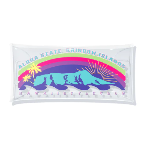 Hawaiian monument Clear Multipurpose Case