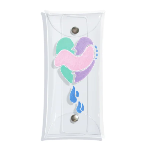 HEART BREAK Clear Multipurpose Case