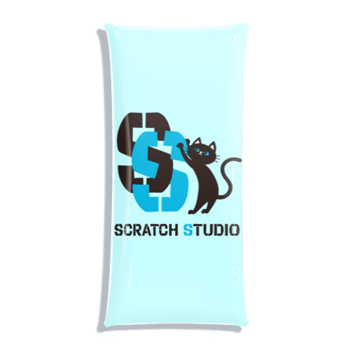 SCRATCH STUDIO ロゴクリアマルチケース（No.3） Clear Multipurpose Case