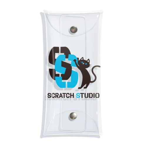 SCRATCH STUDIO ロゴクリアマルチケース（No.4） Clear Multipurpose Case