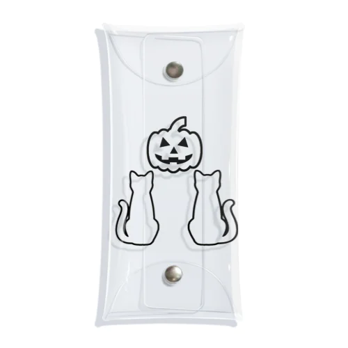 猫のシルエットシリーズ  ハロウィンバージョン from 9CATS Clear Multipurpose Case