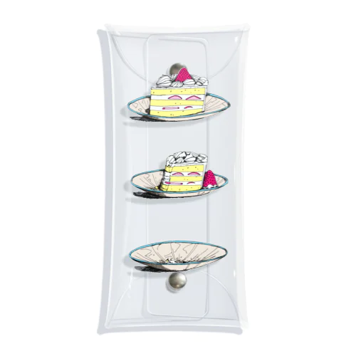 Eating cake Clear Multipurpose Case