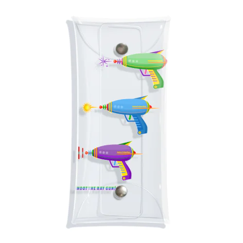 Shoot the ray gun! Clear Multipurpose Case