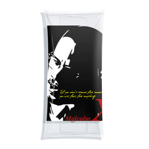 MALCOLM X Clear Multipurpose Case