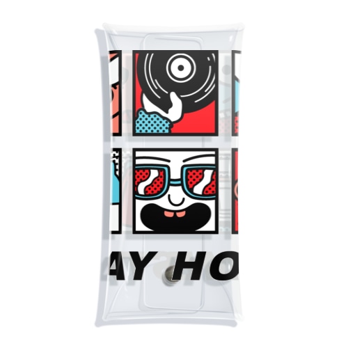 STAY HOME Clear Multipurpose Case