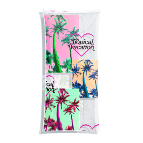 TropicalVacation Clear Multipurpose Case