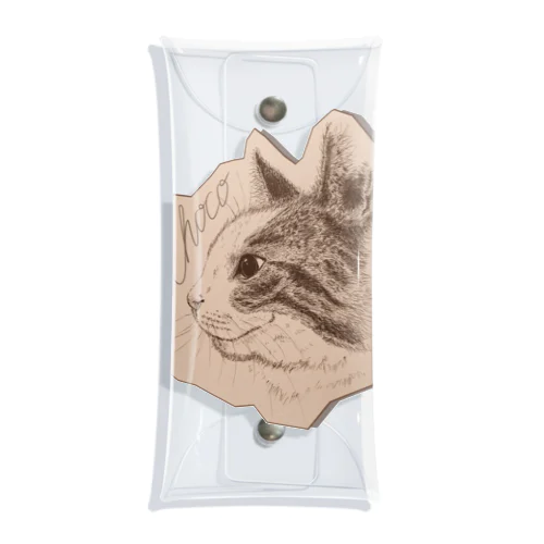 チョコちゃん Clear Multipurpose Case