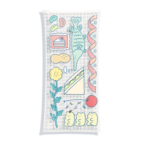 ガーのドローイング Clear Multipurpose Case