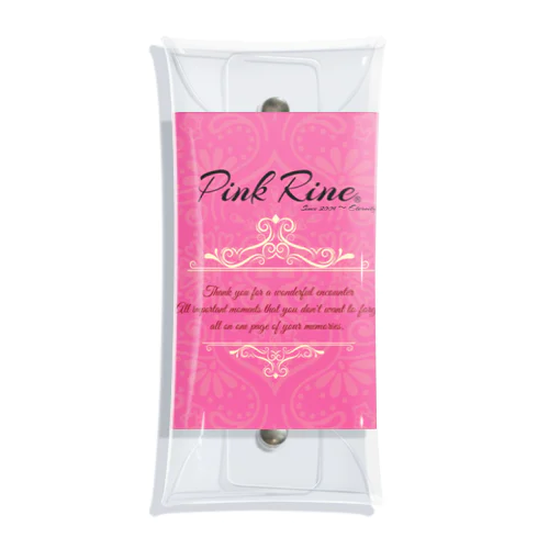 【Pink Rine】オリジナル クリアマルチケース