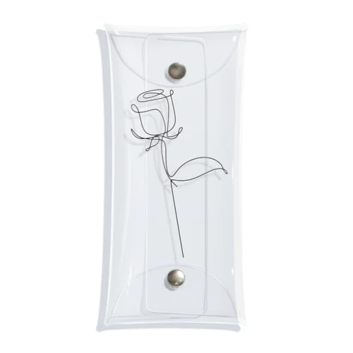 rose Clear Multipurpose Case