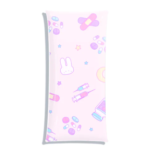 【IENITY】 Yamikawaii Syndrome #Pink クリアケース Clear Multipurpose Case