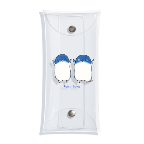 ふたごのフェアリーペンギン(ロゴあり) Clear Multipurpose Case