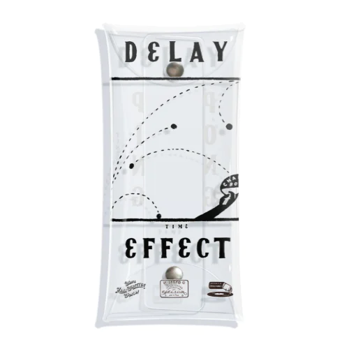 DELAY EFFECT BLACK クリアマルチケース