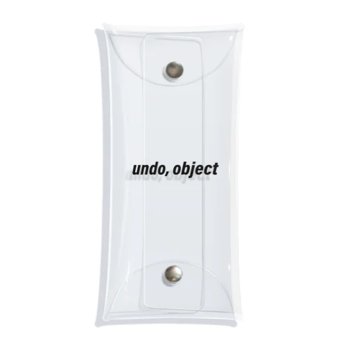 undo, object クリアマルチケース