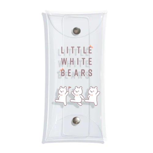 LITTLE WHITE BEARS(行進ver.） クリアマルチケース
