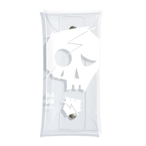 Sad Skull Case Clear Multipurpose Case